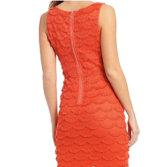 Guess Fringe sleeveless cocktail dress - Picture 2 of 8